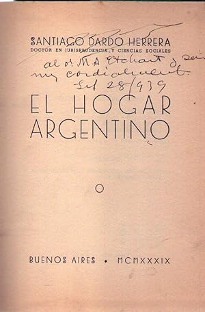 EL HOGAR ARGENTINO [Firmado / Signed]