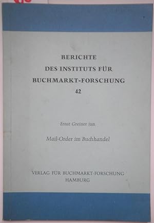 Immagine del venditore per Berichte des Instituts fr Buchmarkt-Forschung venduto da Alexandre Madeleyn