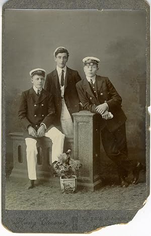 Studio Portrait of Naval Officers