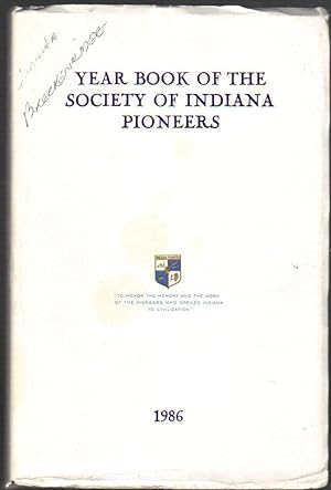 Seller image for Year Book of the Society of Indiana Pioneers 1986 for sale by Clausen Books, RMABA