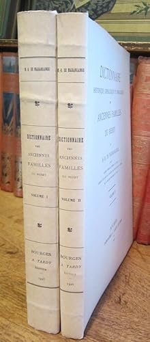 Seller image for Dictionnaire historique, g� n� alogique et h� raldique des anciennes familles du Berry. for sale by H. PICARD ET FILS,  depuis 1902