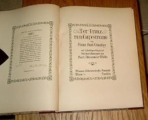 Der Prinz von Capestrano. Mit 6 farbigen Original - Steinzeichnungen von Karl Alexander Wilke.