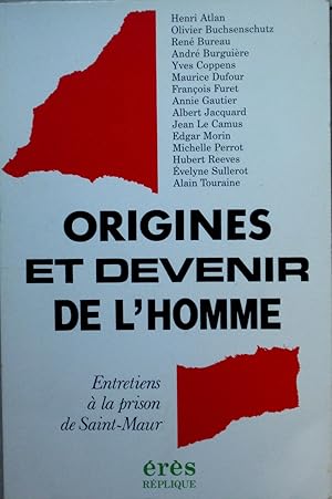 Imagen del vendedor de Origines et Devenir de l'Homme a la venta por Bouquinerie L'Ivre Livre