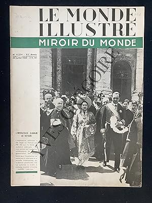 LE MONDE ILLUSTRE MIROIR DU MONDE-N°4254-29 JUILLET 1939