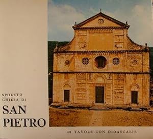 Spoleto chiesa di SAN PIETRO. 40 tavole con didascalie.