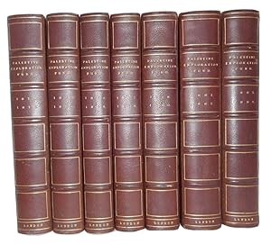 Seven bound volumes containing Quarterly Statement [for 1871-1884]