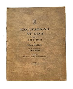 Excavations at Giza. Vol. III. 1931-1932