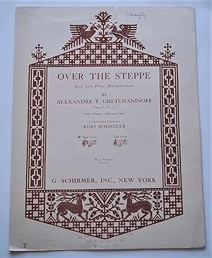 Bild des Verkufers fr Over the Steppe: Op. 5, No. 1, Song with Piano Accompaniment (Sheet Music) zum Verkauf von Bloomsbury Books