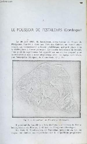 Bild des Verkufers fr Le Polissoir de Festalemps (Dordogne). zum Verkauf von Le-Livre