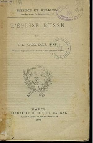 Seller image for L'EGLISE RUSSE for sale by Le-Livre