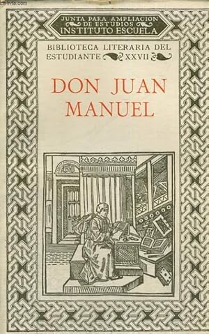 Imagen del vendedor de DON JUAN MANEL Y LOS MEDIEVALES a la venta por Le-Livre
