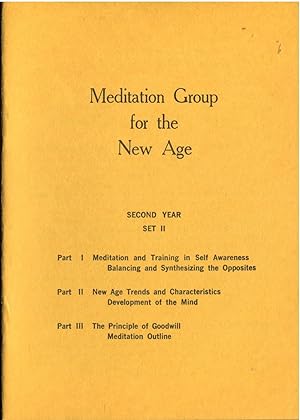 Seller image for Meditation Group for the New Age Second Year Set II. for sale by Peter Keisogloff Rare Books, Inc.
