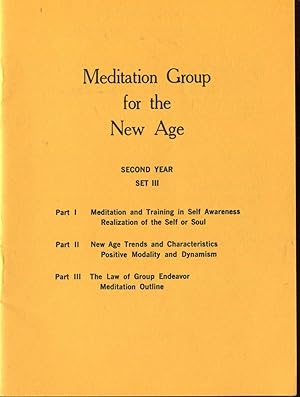 Seller image for Meditation Group for the New Age Second Year Set III. for sale by Peter Keisogloff Rare Books, Inc.