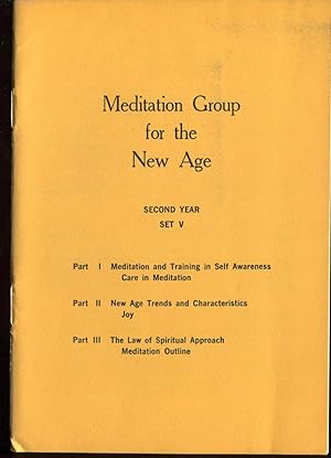 Seller image for Meditation Group for the New Age Second Year Set V. for sale by Peter Keisogloff Rare Books, Inc.