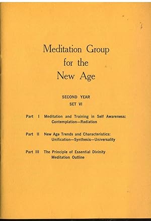 Seller image for Meditation Group for the New Age Second Year Set VI. for sale by Peter Keisogloff Rare Books, Inc.