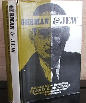 Imagen del vendedor de German and Jew: The Life and Death of Sigmund Stein a la venta por The Wild Muse