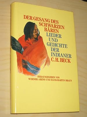 Seller image for Der Gesang des Schwarzen Bren. Lieder und Gedichte der Indianer. Zweisprachig for sale by Versandantiquariat Rainer Kocherscheidt