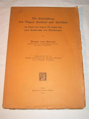 Die Entwicklung des Rigaer Handels und Verkehrs im Laufe der letzten 50 Jahre bis zum Ausbruche d...