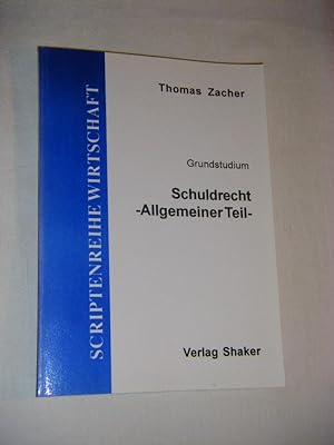 Seller image for Schuldrecht. Allgemeiner Teil for sale by Versandantiquariat Rainer Kocherscheidt