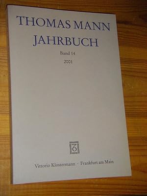 Seller image for Thomas Mann Jahrbuch Band 14/2001 for sale by Versandantiquariat Rainer Kocherscheidt