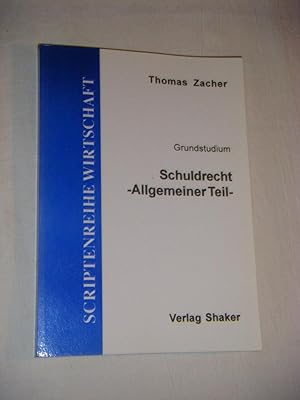 Seller image for Schuldrecht. Allgemeiner Teil for sale by Versandantiquariat Rainer Kocherscheidt