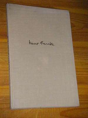 Bild des Verkufers fr Das Hans Franke-Buch. Bilder Gedichte und Mrchen zum Verkauf von Versandantiquariat Rainer Kocherscheidt
