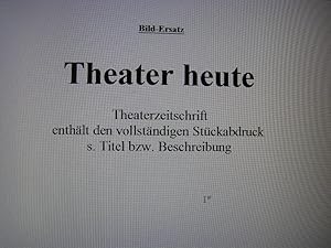 Bild des Verkufers fr Glas (in: Theater Heute Heft 7 Juli 1990) zum Verkauf von Versandantiquariat Rainer Kocherscheidt