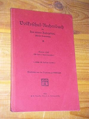 Volksschul-Rechenbuch für das untere Ruhrgebiet (Essener Rechenbuch). Viertes Heft (für das 4. Gr...