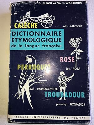 Seller image for Dictionnaire tymologique de la langue franaise. 3e dition refondue par W. von Wartburg for sale by 2Wakefield