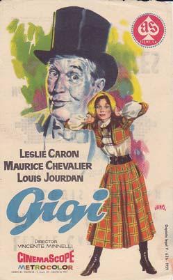 GIGI - Cervantes - Director: Vicente Minnelli - Actores: Leslie Caron, Maurice Chevalier, Louis J...