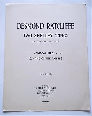 Immagine del venditore per Two Shelley Songs: 1. A Window Bird (For Soprano or Tenor) (Sheet Music) venduto da Bloomsbury Books