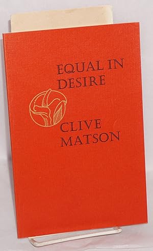 Seller image for Equal in Desire for sale by Bolerium Books Inc.