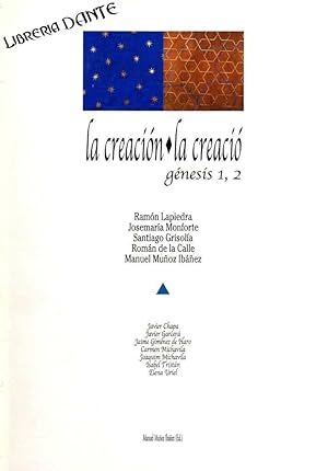 Seller image for LA CREACION : gnesis 1, 2 = LA CREACIO : geness 1, 2. for sale by Librera DANTE