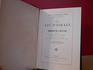 Image du vendeur pour Le lis d'israel considration pour le mois de mars sur la vie de Saint Joseph mis en vente par La Bouquinerie  Dd