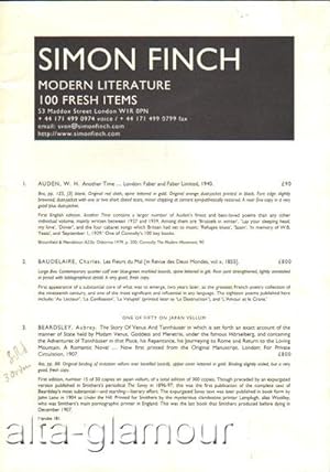 MODERN LITERATURE - 100 Fresh Items