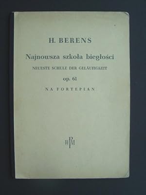 Immagine del venditore per Najnowsza szkola bieglosci. Neueste Schule der Gelufigkeit. Op. 61. [Etden 1 - 40]. Na Fortepian. Fr Klavier zu zwei Hnden. Herausgegeben und mit einem polnischen Vorwort von Zbigniew Drzewiecki. Mit 40 Etden. venduto da Antiquariat Tarter, Einzelunternehmen,