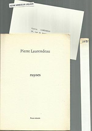 Seller image for Ruynes (Feux errants) for sale by JLG_livres anciens et modernes