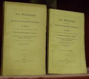 Bild des Verkufers fr Neue Mittheilungen aus dem Gebiet historische-antiquarischer Forschungen. Hrsg. von dem Thringisch-Schsischen Verein fr erforschung des vaterlndischen Alterthums und Erhaltung seiner Denkmale. 15. Band, 1. und 2 Hlfte. zum Verkauf von Bouquinerie du Varis