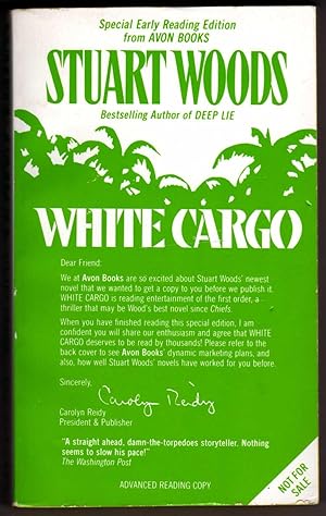 Immagine del venditore per White Cargo [COLLECTIBLE ADVANCE READING COPY] venduto da Cameron-Wolfe Booksellers