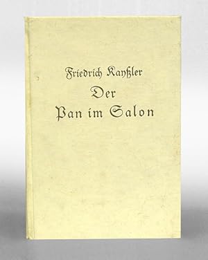 Der Pan im Salon. Szenen. Prosastücke. Gedichte.