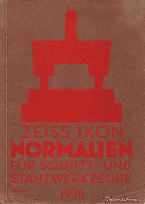 Image du vendeur pour Normalien fr Schnitt- und Stanzwerkzeuge 1938 mis en vente par Antiquariat Immanuel, Einzelhandel