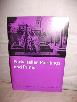 Early Italian Paintings and Prints