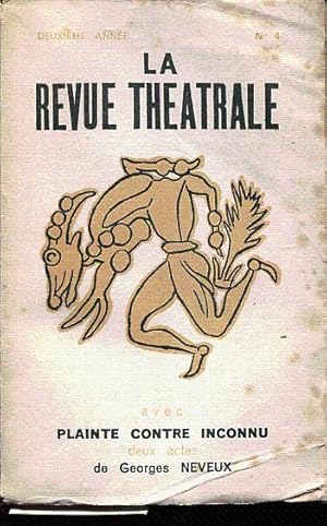 La revue théatrale. Deuxième année. n°4