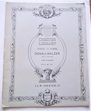 Image du vendeur pour Donau-Walzer (Blue Danube): Arranged for Two Pianos (Music Book) mis en vente par Bloomsbury Books