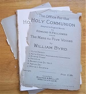 Seller image for The Office for the Holy Communion (1. Kyrie Eleison, 2. Kyrie Eleison Responses, 3. Nicene Creed, 4. Sanctus, 5. Benedictus Qui Venit, 6. Agnus Dei, 7. Gloria in Excelsis) (Music Book) for sale by Bloomsbury Books