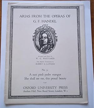 A Suoi Piedi Padre Esangue (She Shall See Me, This Proud Beauty) for Tenor (Arias from the Operas...