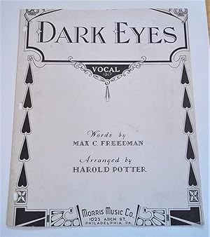 Bild des Verkufers fr Dark Eyes: Vocal (Sheet Music) zum Verkauf von Bloomsbury Books