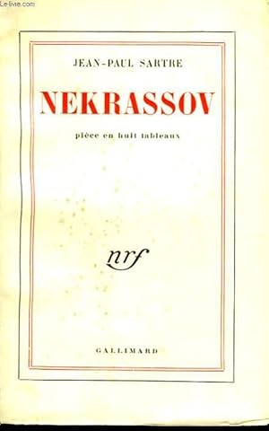 Image du vendeur pour NEKRASSOV. PIECE EN HUIT TABLEAUX. mis en vente par Le-Livre