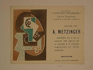 Oeuvres par A. Metzinger