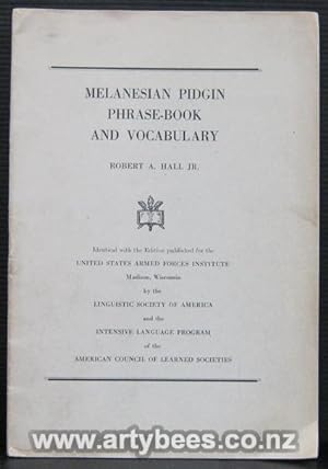 Seller image for Melanesian Pidgin Phrase-Book and Vocabulary with Grammatical Introduction for sale by Arty Bees Books